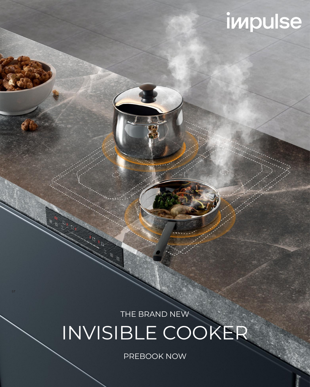 invisible induction cooker